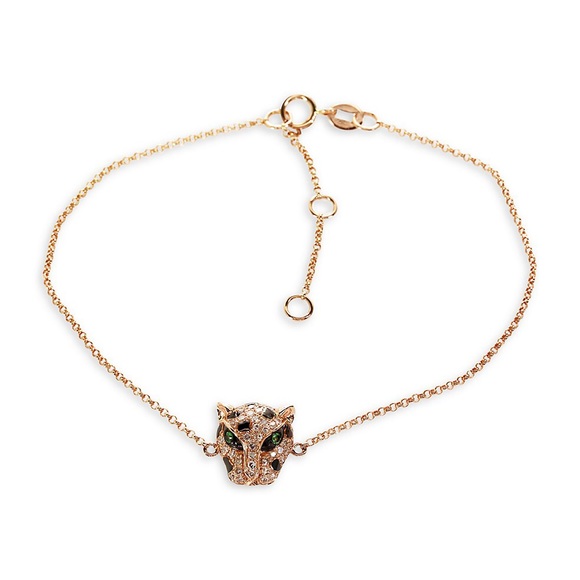 🎉HOSTPICK🎉NWOT Effy 14Kt Gold Panther Bracelet - Picture 1 of 2